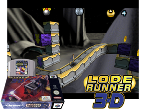 Lode Runner 3-D (Europe) (En,Fr,De,Es,It) Cover